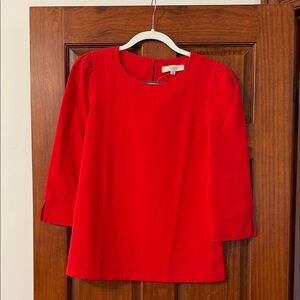 LOFT Scarlet Red Women's Blouse